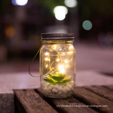 Solar Mason Jar Lights - Hanging Solar Lights Outdoor Garden